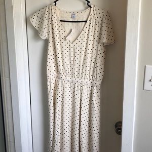 White polka dot Old Navy Dress
